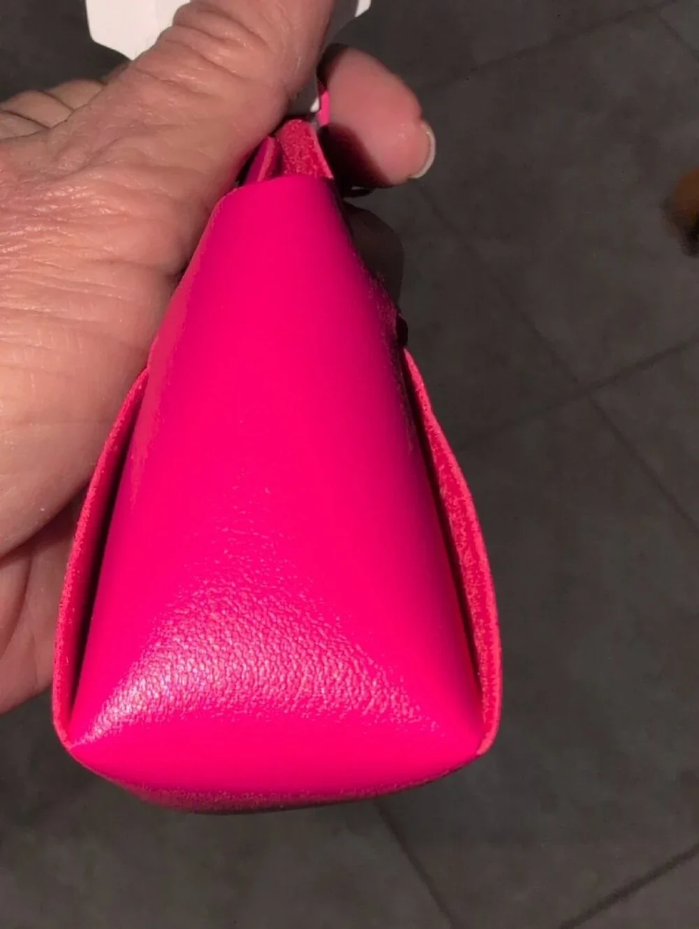 Hot Pink 'Smile'  Bag Charm By Sisi